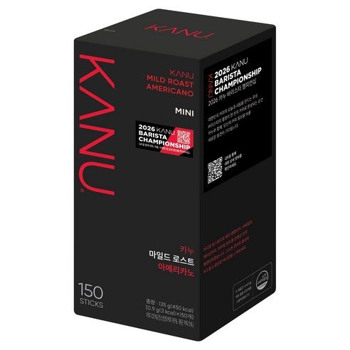상품 이미지: 카누 마일드 미니 원두커피믹스, 900mg, 150개입, 1개