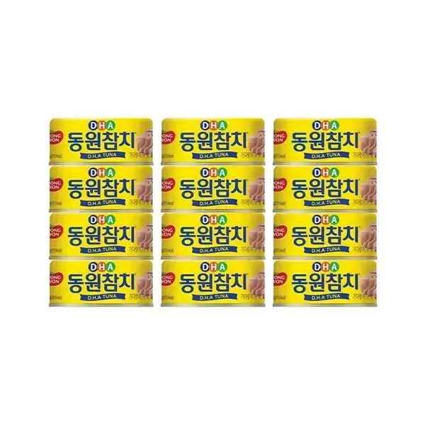 상품 이미지: 동원 DHA참치 150g, 4입, 3개 (총 12개)