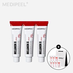 상품 이미지: 본사 정품(정상가 96000원) SNS화제템 메디필 멜라논 엑스 크림 30ml x3  + 레드락토클렌저 7개  쇼핑백