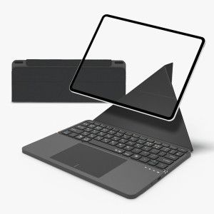 상품 이미지: 아이노트 XK808B 휴대용 터치패드 접이식 블루투스 키보드