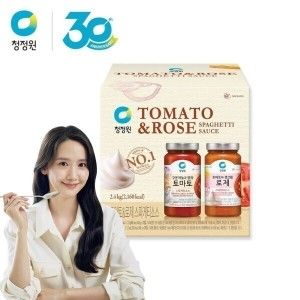 상품 이미지: 청정원 스파게티소스 기획팩(토마토 600G 2개 + 로제 600G 2개)