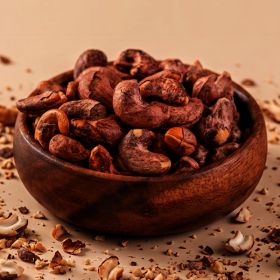 상품 이미지: 구운 껍질 가염 캐슈넛 1kg (500g x 2봉) 알이 큰