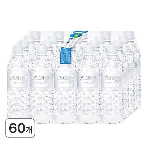 상품 이미지: 스파클 생수 무라벨, 500ml, 60개