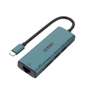 상품 이미지: C타입 USB 멀티허브 컨버터 Type C USB3.0 카드리더 SD TF 이더넷 PD충전