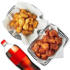 상품 이미지: (교촌치킨) 허니한마리+레드한마리+콜라1.25L