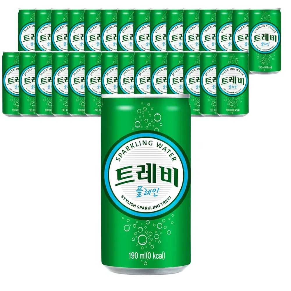 상품 이미지: 롯데 트레비 플레인 190ml X 30캔 음료 탄산수 에이드