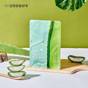 상품 이미지: (사은품100%증정) 김정문알로에 큐어 알로에 슬라이스 젤리 마스크 10매 3개 (총 30매)