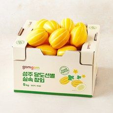 상품 이미지: 곰곰 성주 당도선별 실속 참외, 1개, 5kg(21~30입)