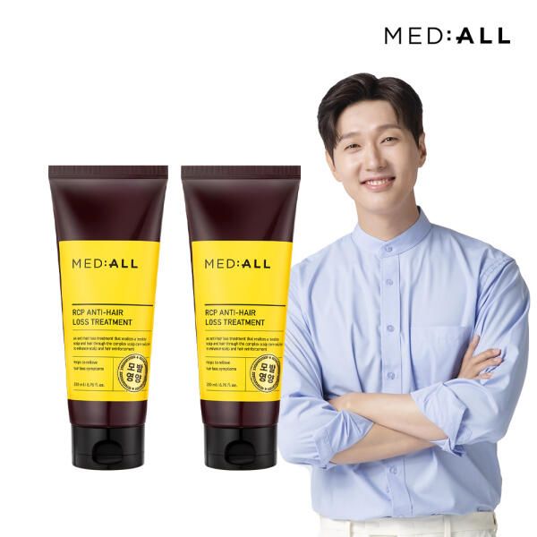 상품 이미지: 메디올 두피케어 손상모 단백질 고농축 모발 영양 크림 트리트먼트 우디허발 200ml 2개