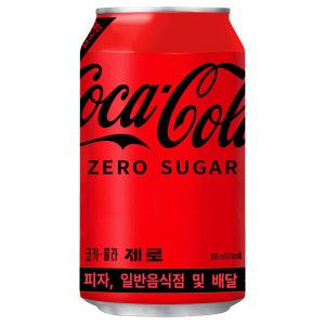상품 이미지: 코카콜라 제로 업소용 355ml x 48캔 / 음료수 탄산음료
