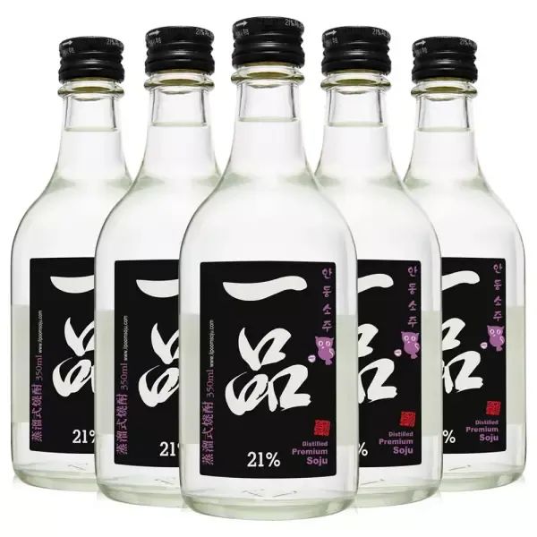 상품 이미지: [품질보장]안동소주 일품 21도 350ml x5병 증류주