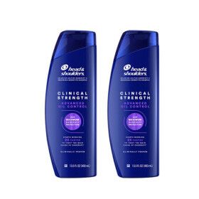 상품 이미지: 헤드앤숄더 클리니컬 스트렝스 오일 컨트롤 샴푸 400ml (보라) 2개
