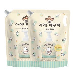 상품 이미지: 아이깨끗해X포차코 핸드워시 순향 리필 1.8L 2개