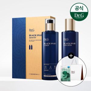 상품 이미지: 닥터지 블랙 스네일 베이직 2종 세트(토너150ml+에멀전150ml) +레드블레미쉬마스크1매(랜덤)+쇼핑백(중)