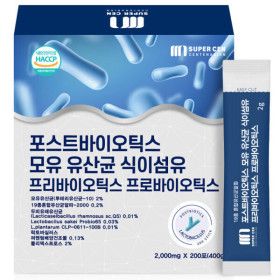 상품 이미지: 포스트바이오틱스 모유 유산균 식이섬유 프로바이오틱스 두피유래 생유산균 200포 총 7개월분