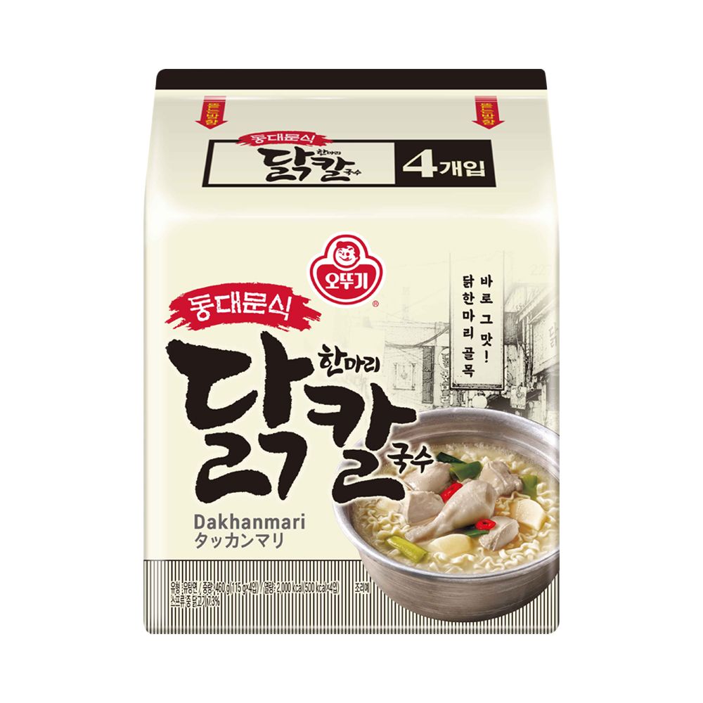 상품 이미지: 오뚜기 동대문식 닭한마리칼국수 115g, 4개