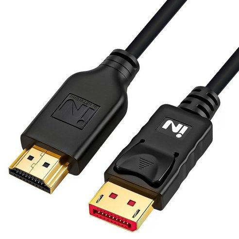 상품 이미지: 인네트워크 4K UHD 60Hz 지원 DP to HDMI 모니터 영상 변환 케이블 IN-DPHD20