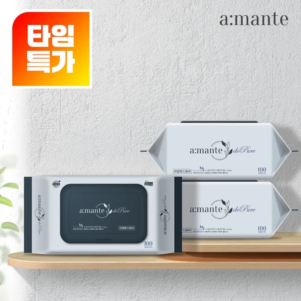 상품 이미지: [알리 단독 행사] 가성비 두꺼운 50평량 캡형 물티슈 100매 10팩/20팩 DP / 물걸레 청소포 아기