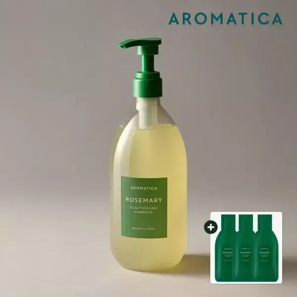 상품 이미지: [공식] 아로마티카 로즈마리 스칼프 스케일링 샴푸 750ml (펌프형)+견본3매(랜덤)