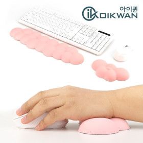 상품 이미지: 세트 : 구름 팜레스트 키보드 손목 받침대 마우스패드 쿠션 보호대