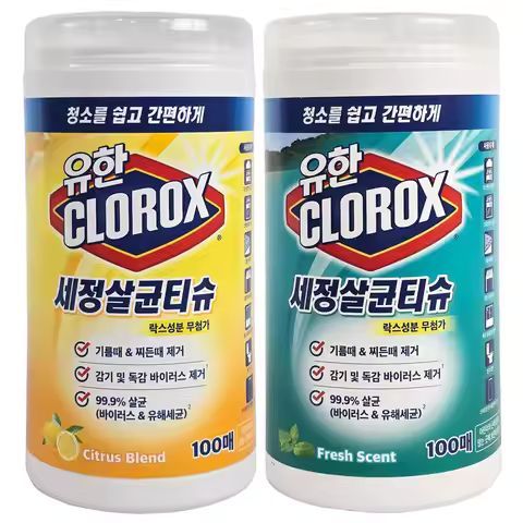 상품 이미지: 크로락스 세정 살균 티슈 대용량 100매