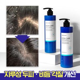 상품 이미지: 시카케어 스칼프 샴푸 550ml 2개  약산성 대용량 비듬 지루성두피