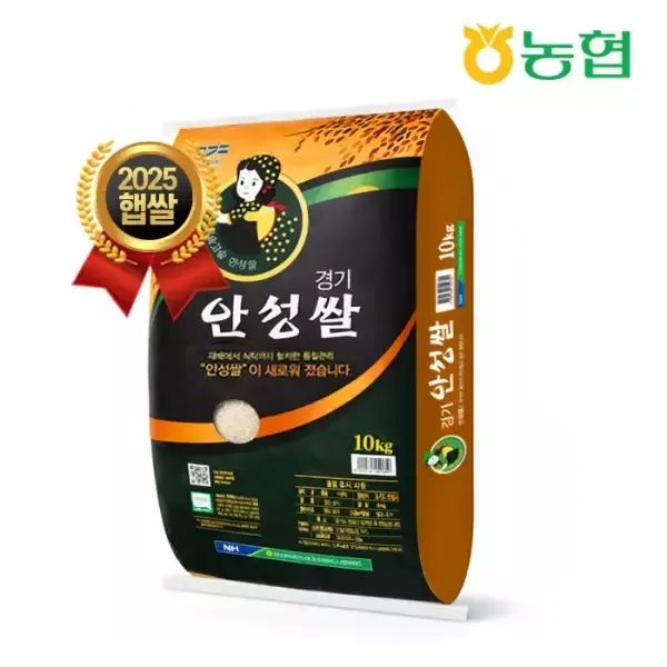 상품 이미지: [25년 햅쌀]안성마춤농협 안성쌀 수찬미 10kg /특등급/경기미
