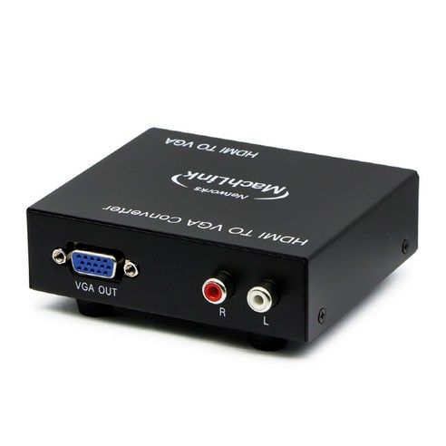 상품 이미지: 마하링크 HDMI TO VGA 유전원 컨버터 AUDIO