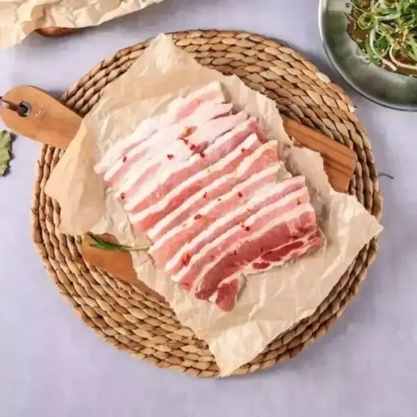 상품 이미지: [육육마켓]국내산 한돈 옛날 한입 삼겹살 400g + 400g