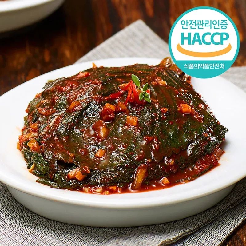 상품 이미지: 전라도 남도김치 깊고 진한맛 깻잎 김치 1kg ~ 3kg