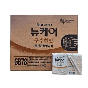 상품 이미지: 뉴케어 구수한맛 완전균형영양식 200ml 30팩 (빨대형)