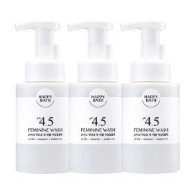 상품 이미지: (최종결제가24030원)해피바스 PH4.5약산성 쑥/로즈 버블 여성청결제 300ml 3개