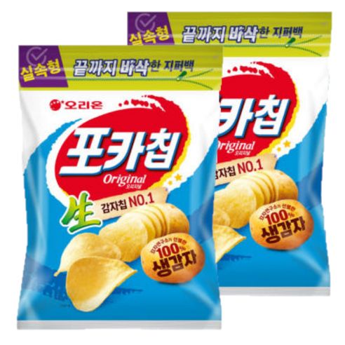 상품 이미지: 오리온 포카칩 오리지널, 266g, 2개