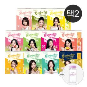 상품 이미지: 티젠 신상 콤부차 30스틱X2박스 택2 보틀증정 (총60스틱) / 정상가 42.000원