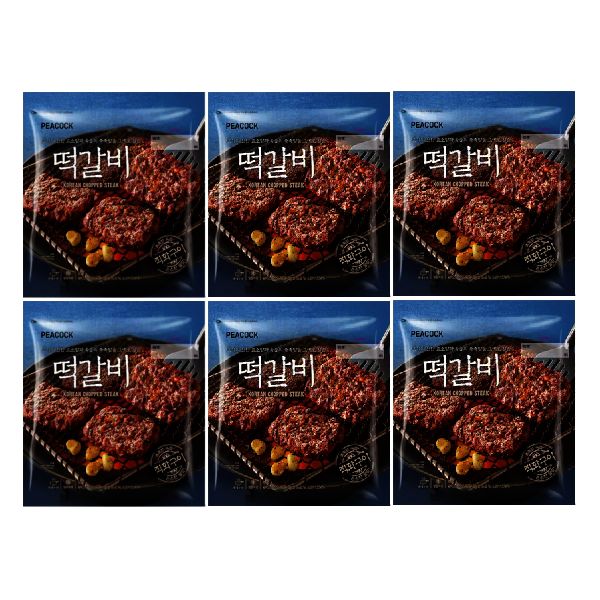상품 이미지: 피코크 떡갈비 450gx6팩 신세계푸드