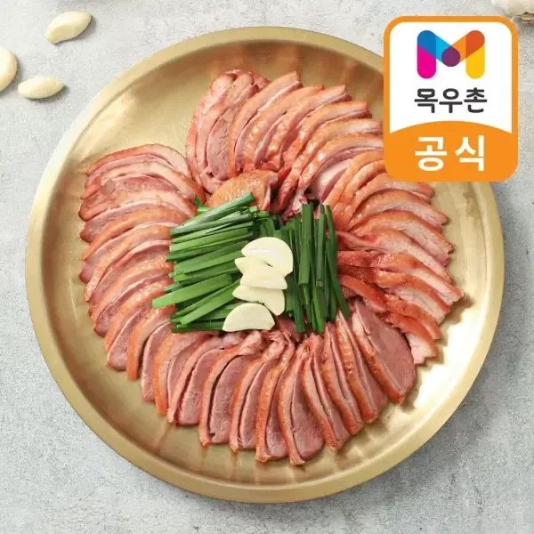 상품 이미지: [목우촌] 허브갈릭 훈제오리 슬라이스 210g x 10팩