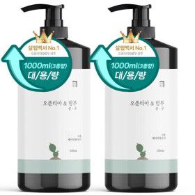 상품 이미지: 1+1 살림백서 약산성 두피 샴푸 1L 베이비파우더향 정수리냄새 향기좋은 사춘기 청소년