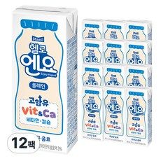 상품 이미지: 엔요 유산균음료 플레인, 200ml, 12개