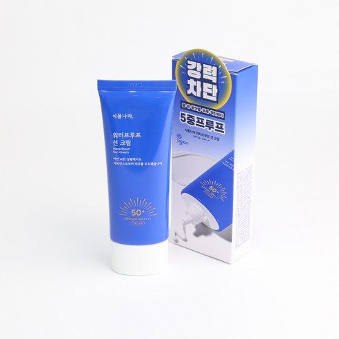 상품 이미지: 식물나라 산소수 워터프루프 선크림 SPF50+ PA++++, 100ml, 1개