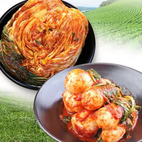 상품 이미지: [착한김치] 국산 포기김치 2Kg + 총각 2Kg / 맛없으면 무료반품 / 배추김치 / 김치