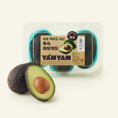 상품 이미지: YAMYAM 페루산 바로먹어도 되는 후숙 아보카도 3~4개입, 1개, 600g