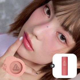 상품 이미지: 쓰리씨이 3CE 페이스 블러쉬 + (증정) 미니립스틱