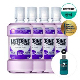 상품 이미지: (현대Hmall)리스테린 토탈케어 마일드 750ml x4 +(증)쿨민트 250ml