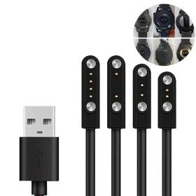 상품 이미지: 다용도 워치 충전기 코드 마그네틱 충전 케이블 2 핀 4 핀 USB 충전기 워치 7.62mm 1
