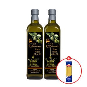 상품 이미지: 1+1 알바레즈 냉압착 엑스트라버진 올리브오일 500ml 2병 스페인 +레지아 스파게티면 증정