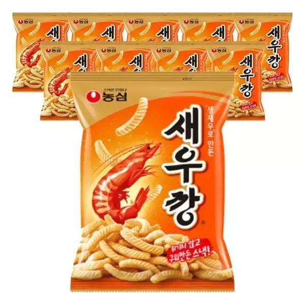상품 이미지: 농심 새우깡, 90g, 10개