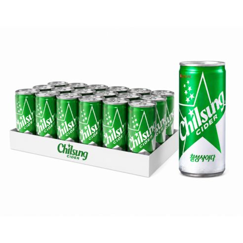 상품 이미지: 롯데칠성 칠성사이다 190mlX30캔, 190ml, 30개