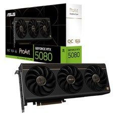 상품 이미지: 에이수스 지포스 RTX 5080 OC D7 16GB 그래픽카드 인텍앤컴퍼니, PROART-RTX5080-O16G