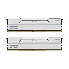 상품 이미지: ESSENCORE KLEVV DDR5-6000 CL30 BOLT V 화이트 패키지 서린 (64GB(32Gx2), 1세트