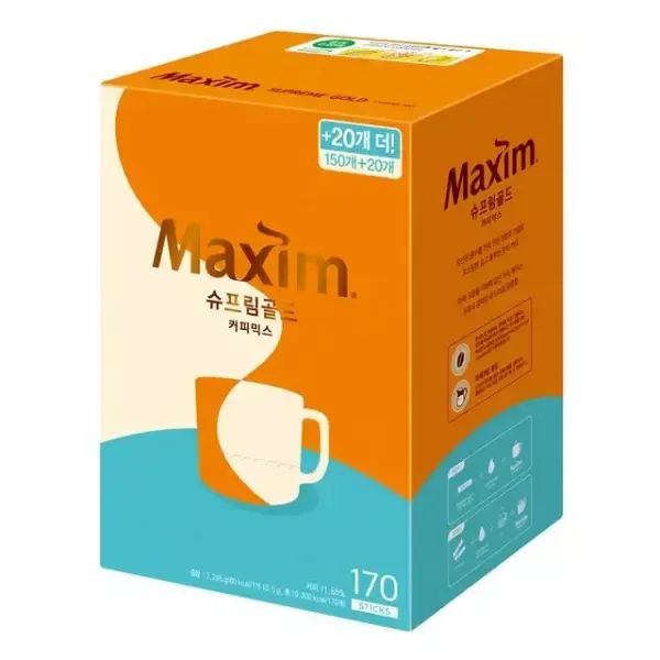 상품 이미지: 맥심 슈프림 골드 커피믹스 170개입